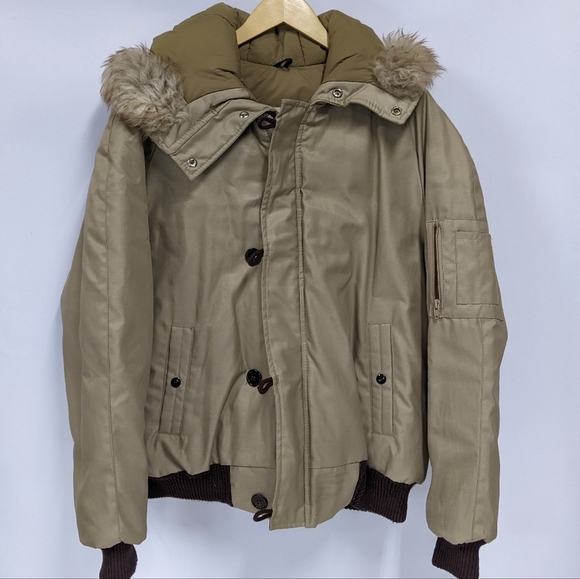 Vintage Rice Sportswear iD, Fur Trim, Hooded Work Style or Snowboard coat (read) - Picture 2 of 12